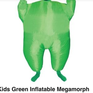 Kids Green Megamorph Inflatable Costume